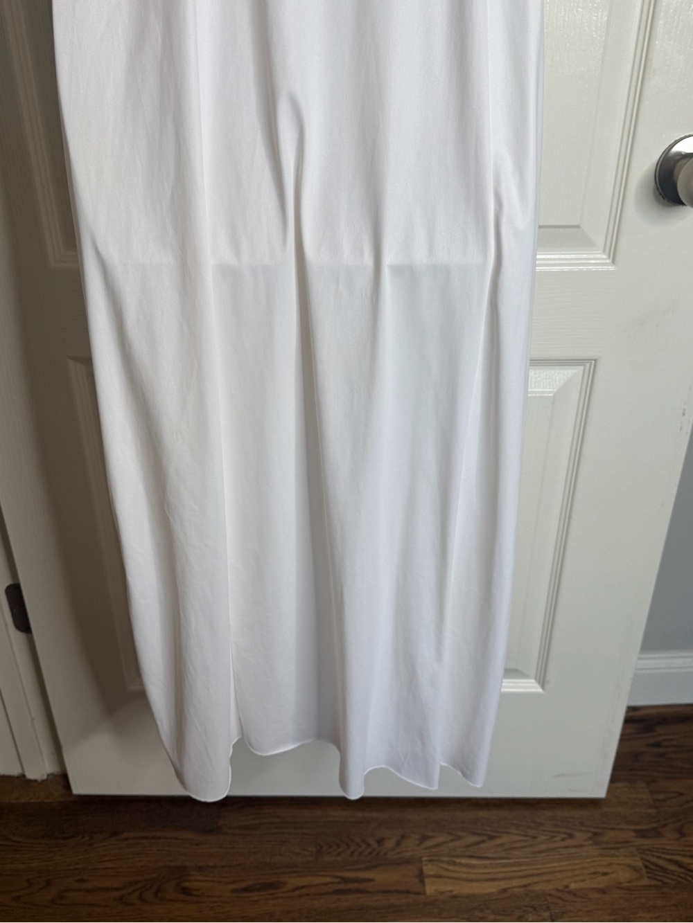 Vintage Vanity Fair Women’s White Maxi Nylon Tricot Adjust Strap Slip USA 38LL - Picture 9 of 12